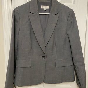 Evan Picone Women's Gray Blazer